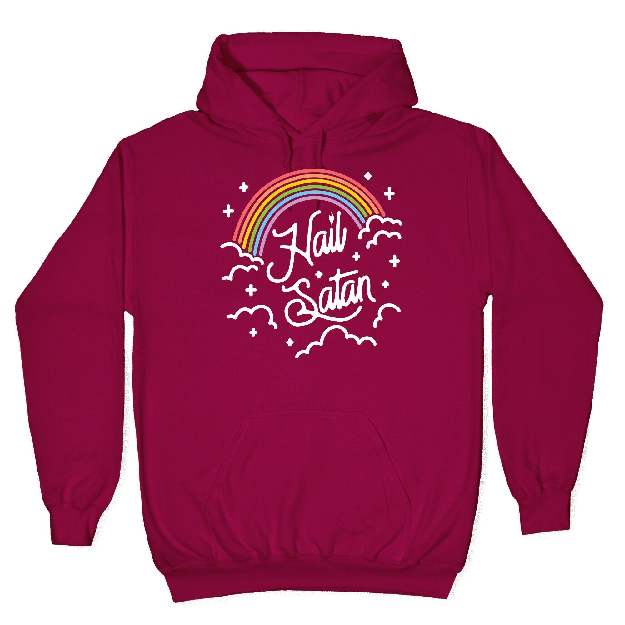 Hail Satan Rainbow Hoodie T-Shirts, Sweatshirt | CoreVibeTees.com (Image 5)