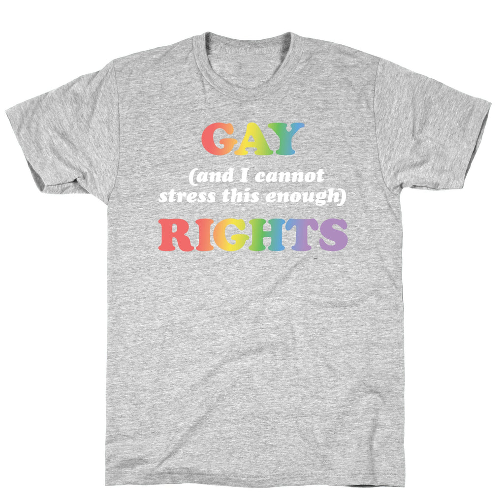 Gay (and I cannot stress this enough) Rights T-Shirt Style001 Hoodie, Sweatshirt | CoreVibeTees.com (Image 2)