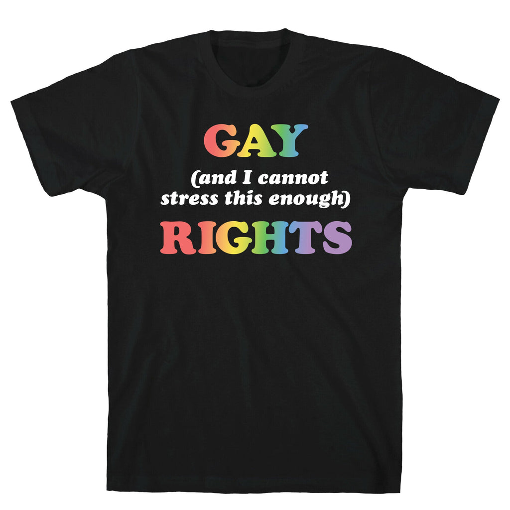 Gay (and I cannot stress this enough) Rights T-Shirt Style001 Hoodie, Sweatshirt | CoreVibeTees.com (Image 1)