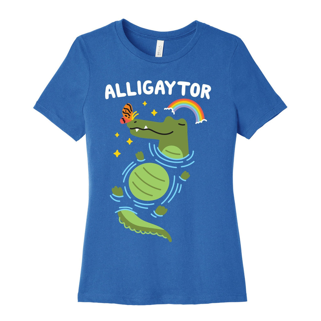 Alligaytor (Gay Alligator) Women's Cotton Tee Hoodie, Sweatshirt | CoreVibeTees.com (Image 3)
