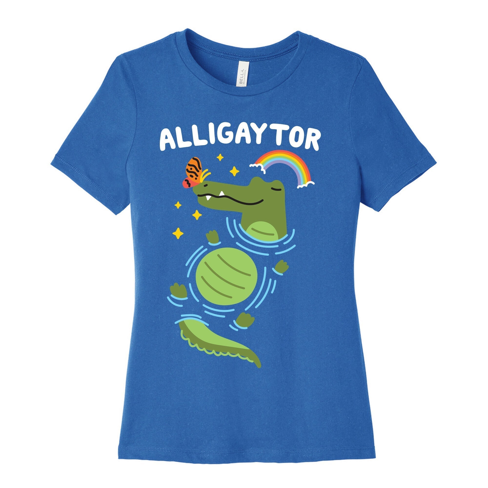 Alligaytor (Gay Alligator) Women's Cotton Tee Hoodie, Sweatshirt | CoreVibeTees.com (Image 3)