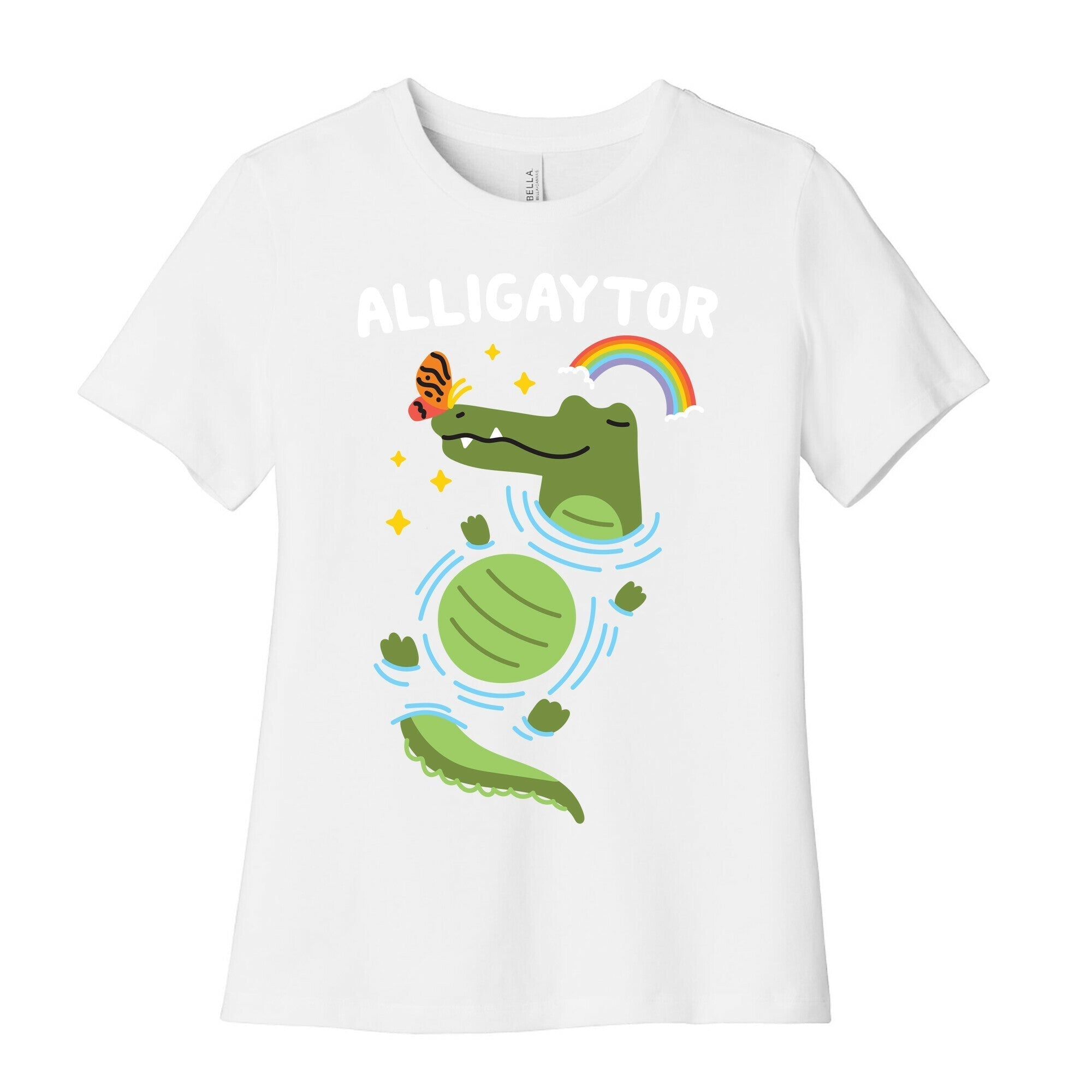 Alligaytor (Gay Alligator) Women's Cotton Tee Hoodie, Sweatshirt | CoreVibeTees.com (Image 4)