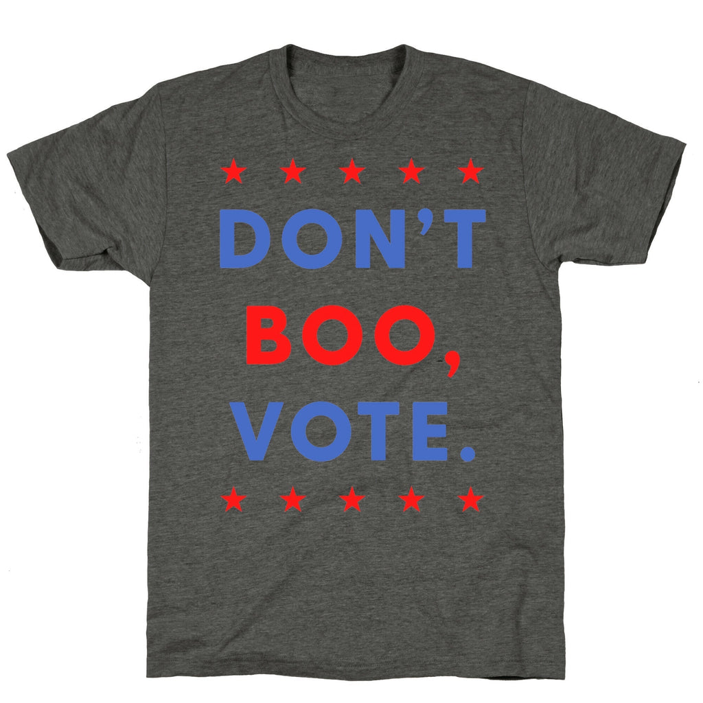 Don't Boo, Vote Unisex Triblend Tee Hoodie, Sweatshirt | CoreVibeTees.com (Image 2)