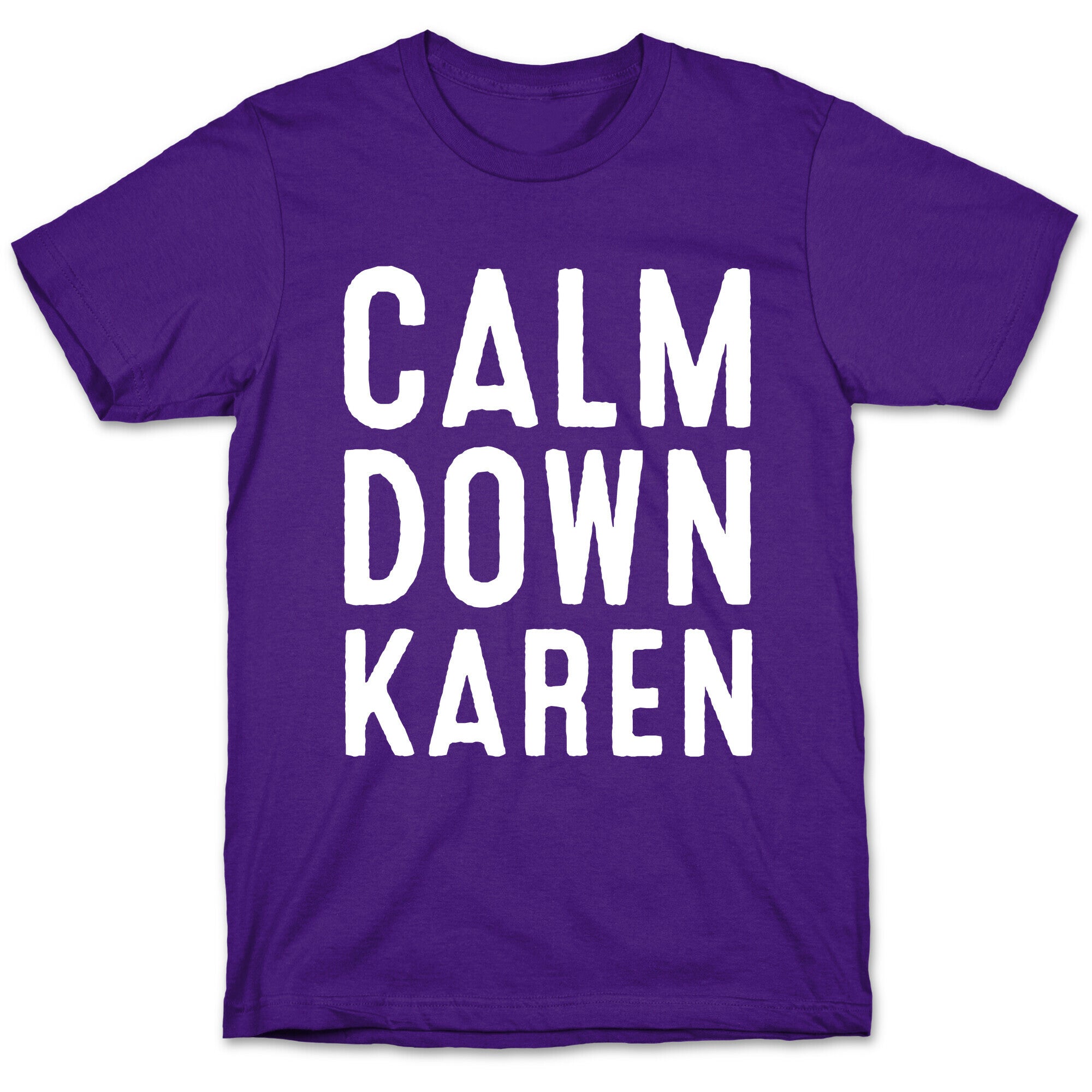 Calm Down Karen White Print T-Shirt Hoodie, Sweatshirt | CoreVibeTees.com (Image 5)