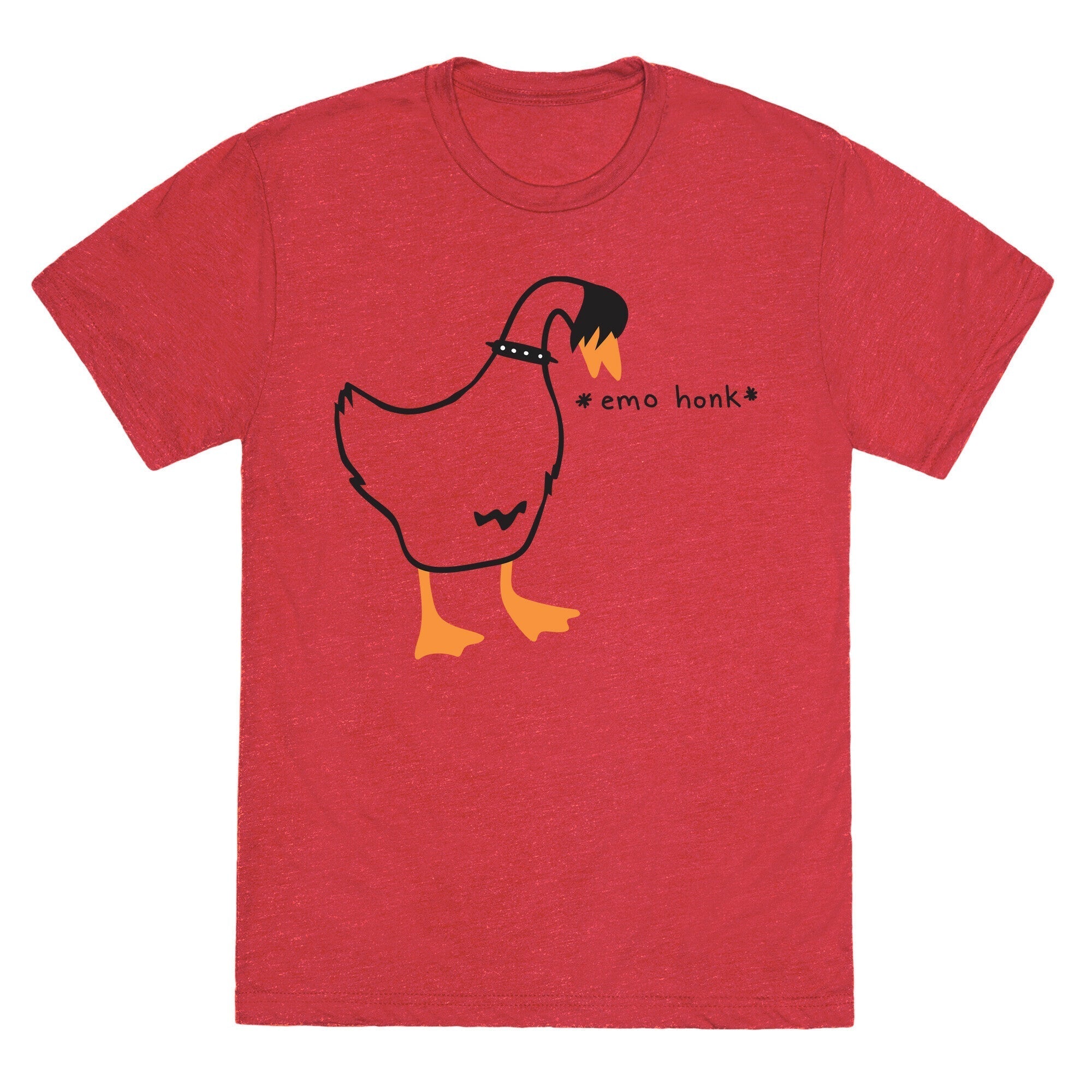 Emo Honk Goose Unisex Triblend Tee Hoodie, Sweatshirt | CoreVibeTees.com (Image 4)