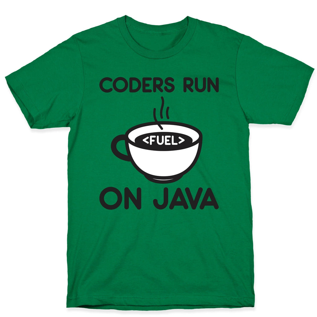 Coders Run On Java T-Shirt Hoodie, Sweatshirt | CoreVibeTees.com (Image 3)