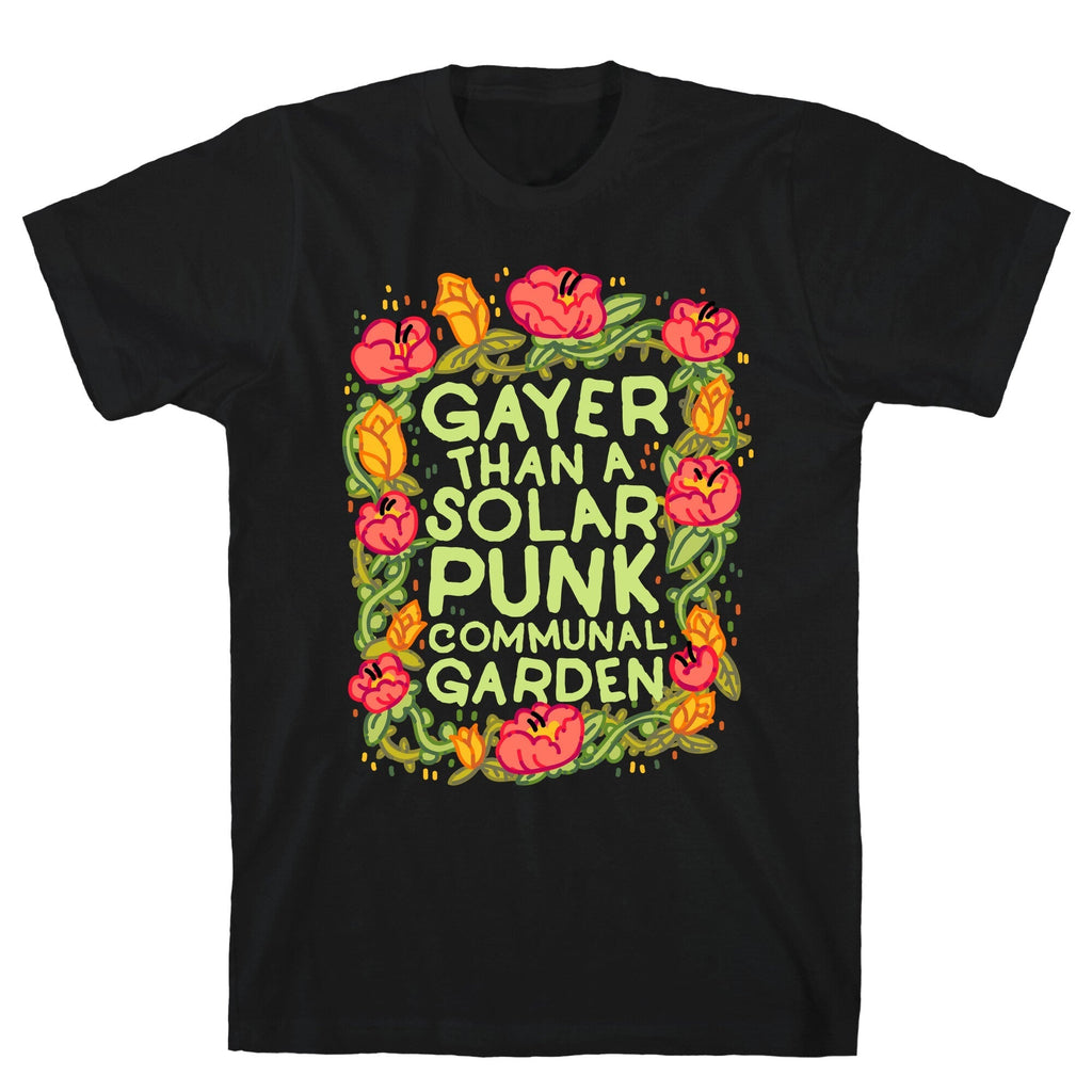 Gayer Than a Solar Punk Communal Garden T-Shirt Style001 Hoodie, Sweatshirt | CoreVibeTees.com (Image 1)