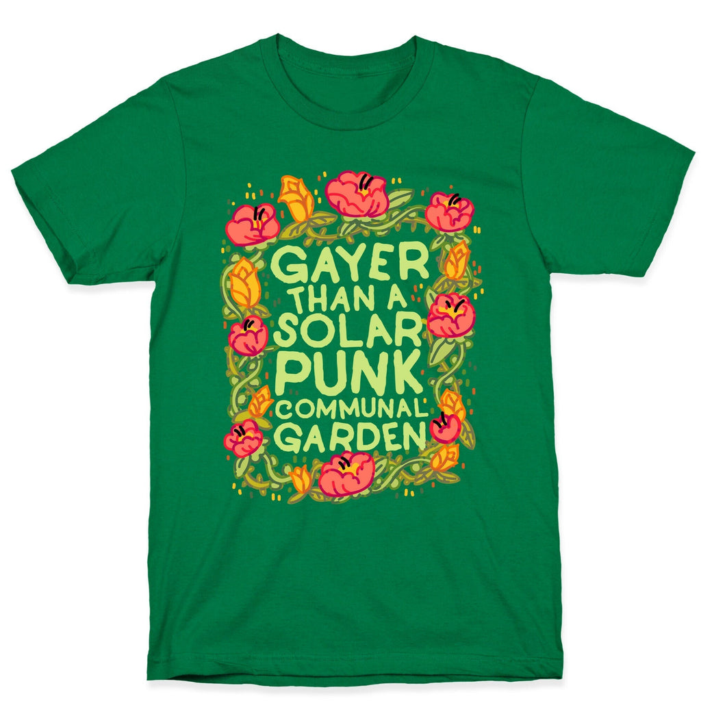 Gayer Than a Solar Punk Communal Garden T-Shirt Style001 Hoodie, Sweatshirt | CoreVibeTees.com (Image 3)