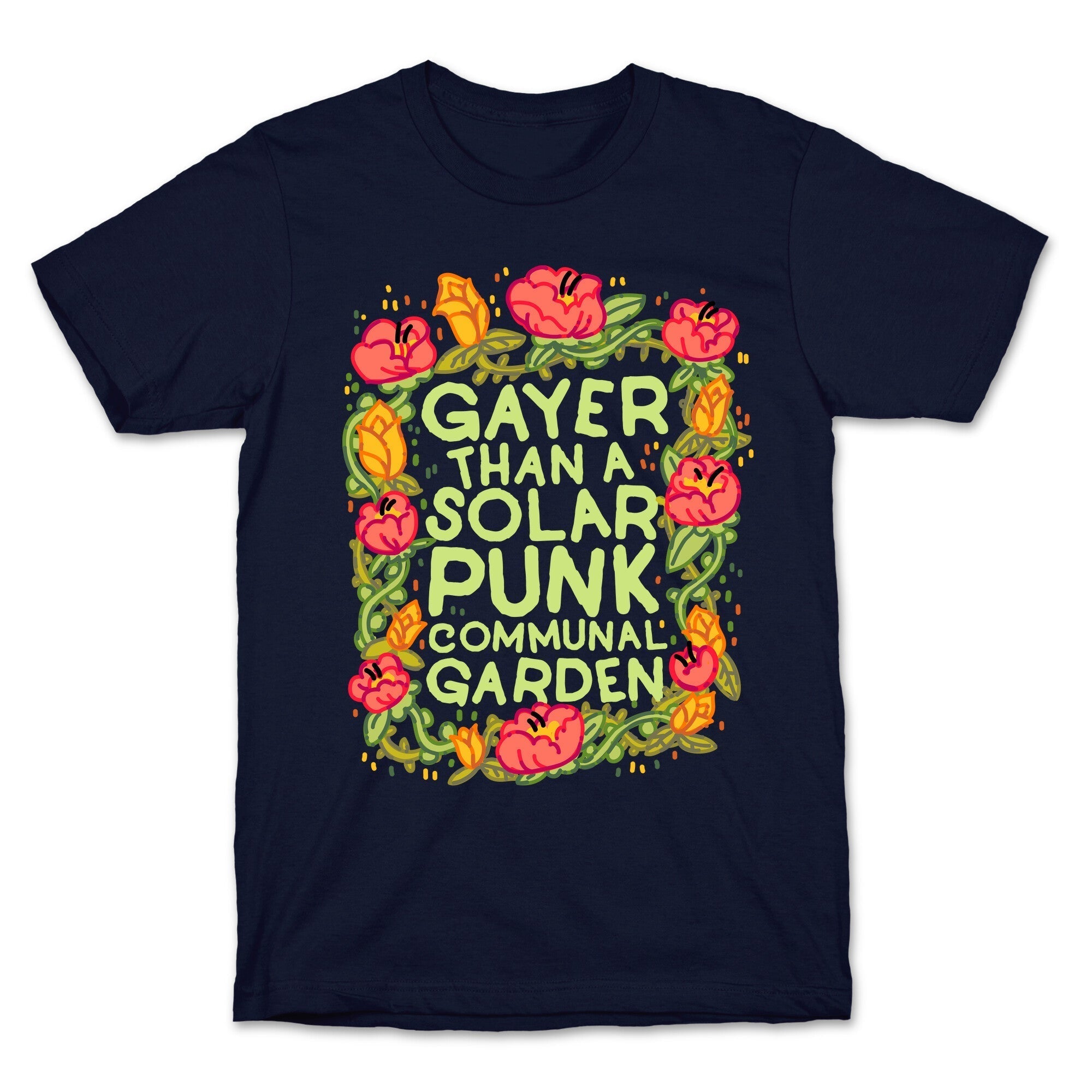 Gayer Than a Solar Punk Communal Garden T-Shirt Style001 Hoodie, Sweatshirt | CoreVibeTees.com (Image 4)