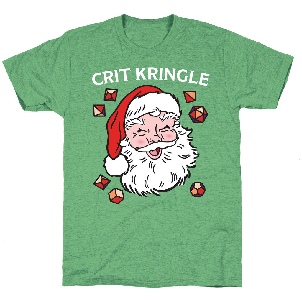 Crit Kringle Santa Unisex Triblend Tee Hoodie, Sweatshirt | CoreVibeTees.com (Image 2)