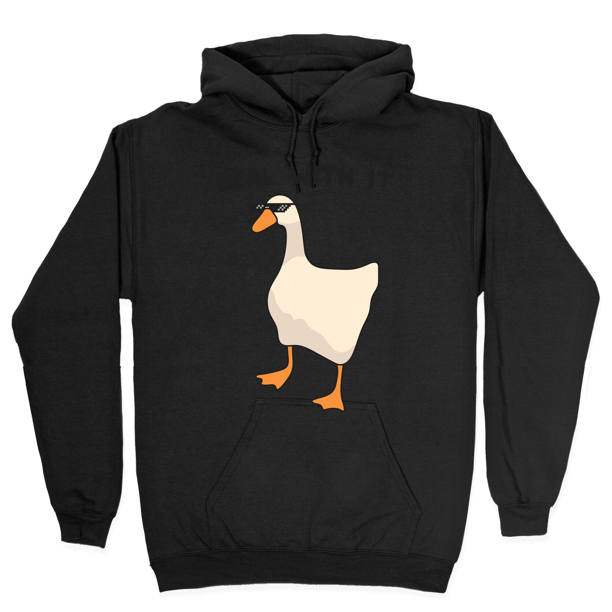 Deal With It (Goose) Hoodie T-Shirts, Sweatshirt | CoreVibeTees.com (Image 2)