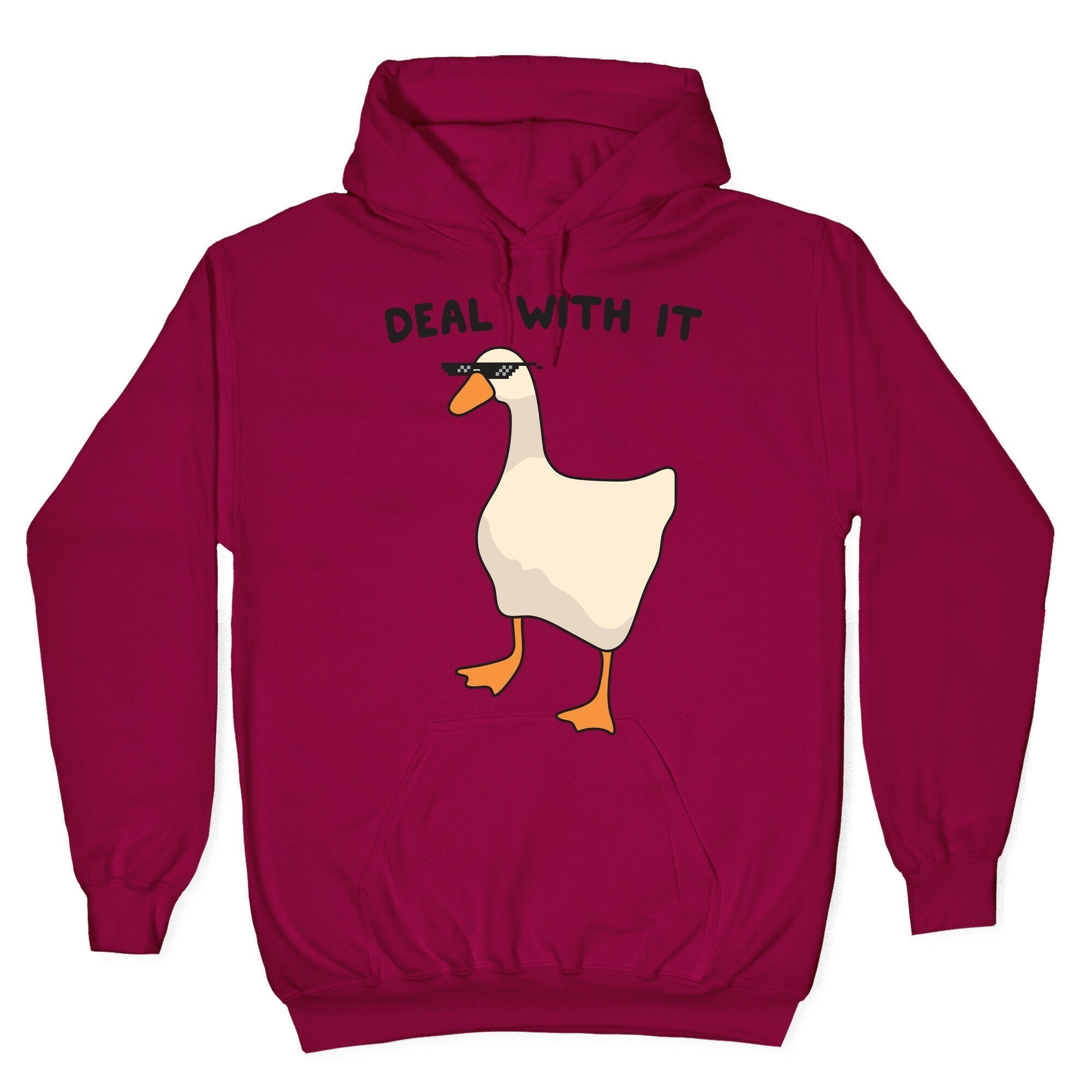 Deal With It (Goose) Hoodie T-Shirts, Sweatshirt | CoreVibeTees.com (Image 5)