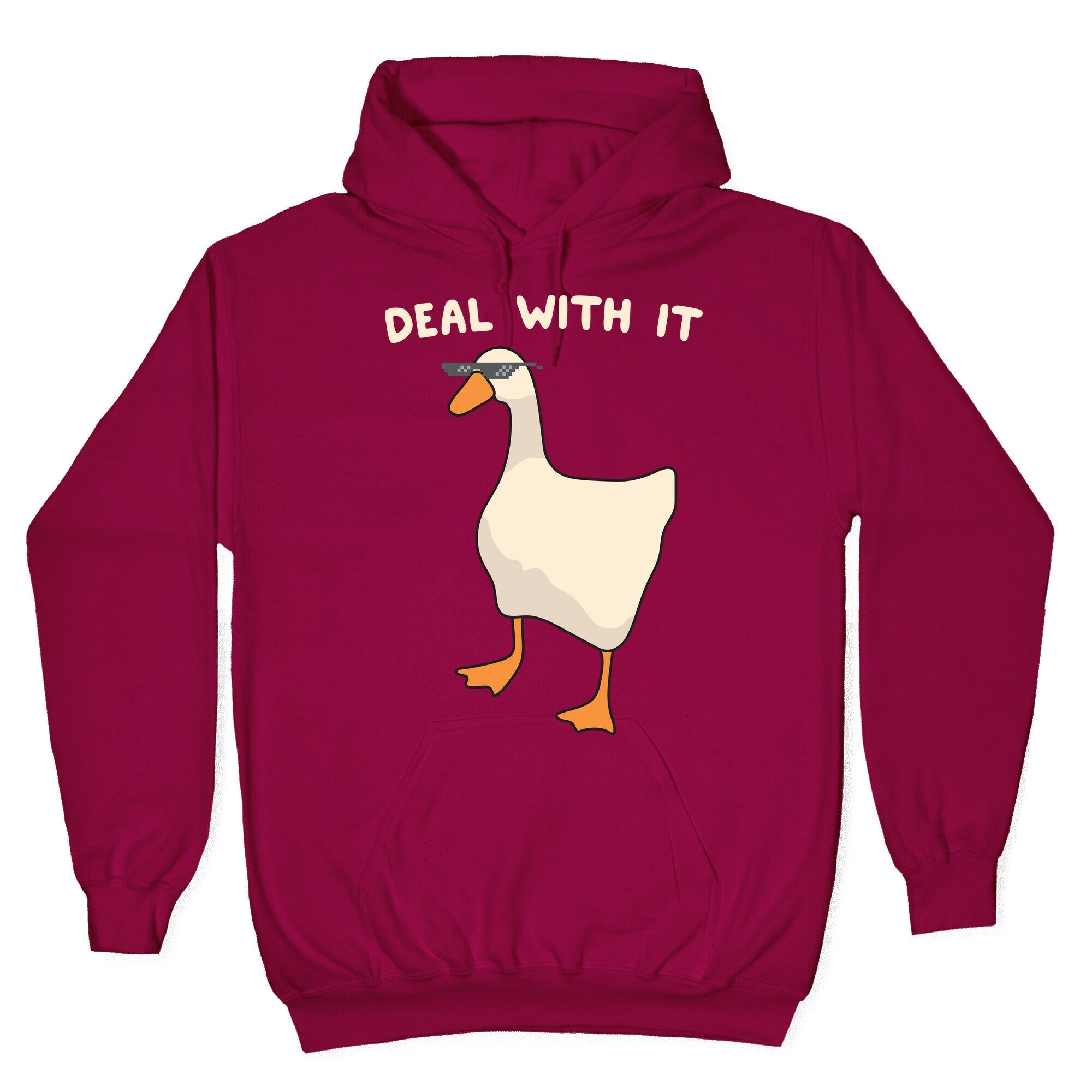 Deal With It (Goose) Hoodie Style001 T-Shirts, Sweatshirt | CoreVibeTees.com (Image 5)