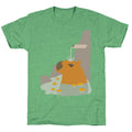 Capybara Hot Spring Unisex Triblend Tee Hoodie, Sweatshirt | CoreVibeTees.com (Image 1)