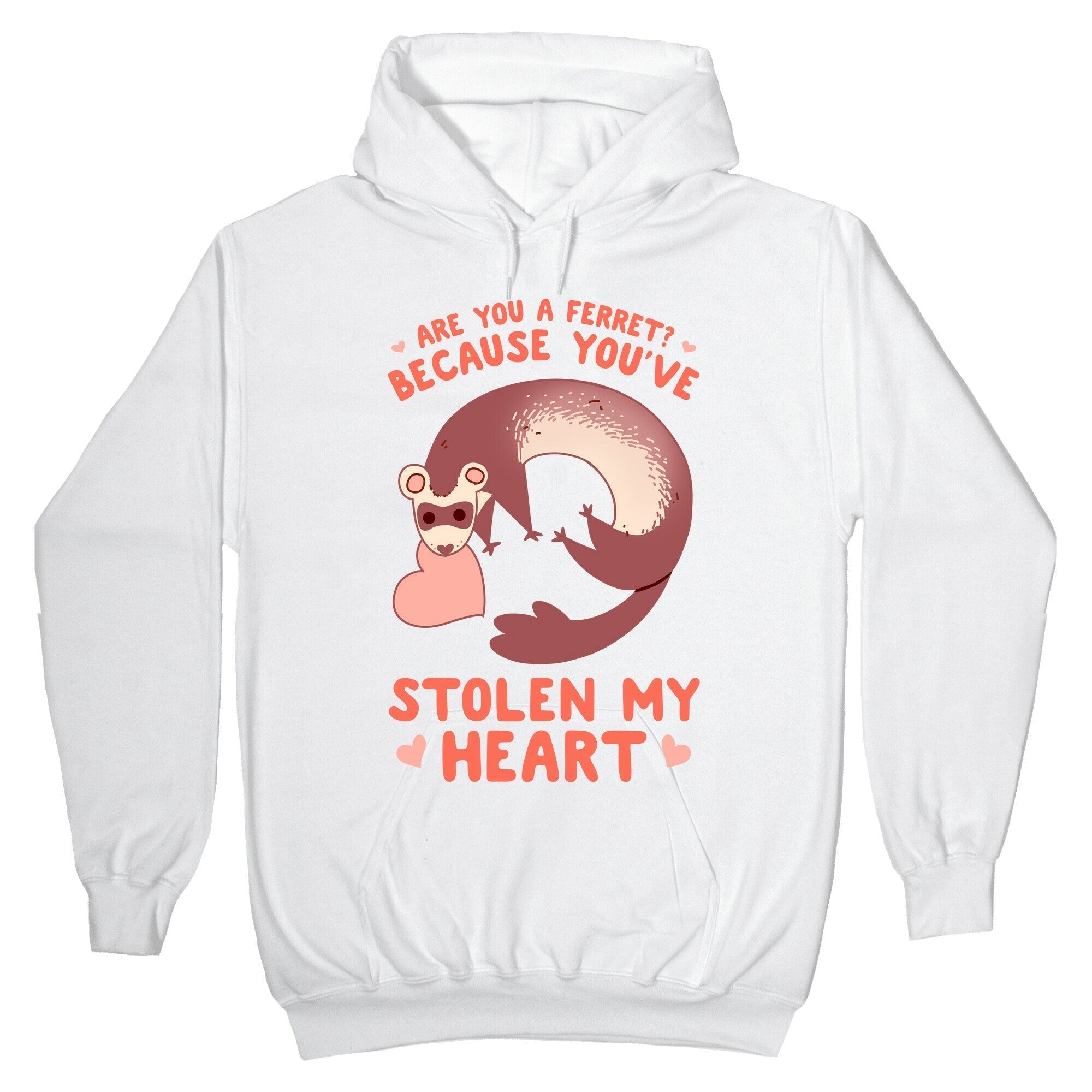 Are You A Ferret? Because You've Stolen My Heart Hoodie Style001 T-Shirts, Sweatshirt | CoreVibeTees.com