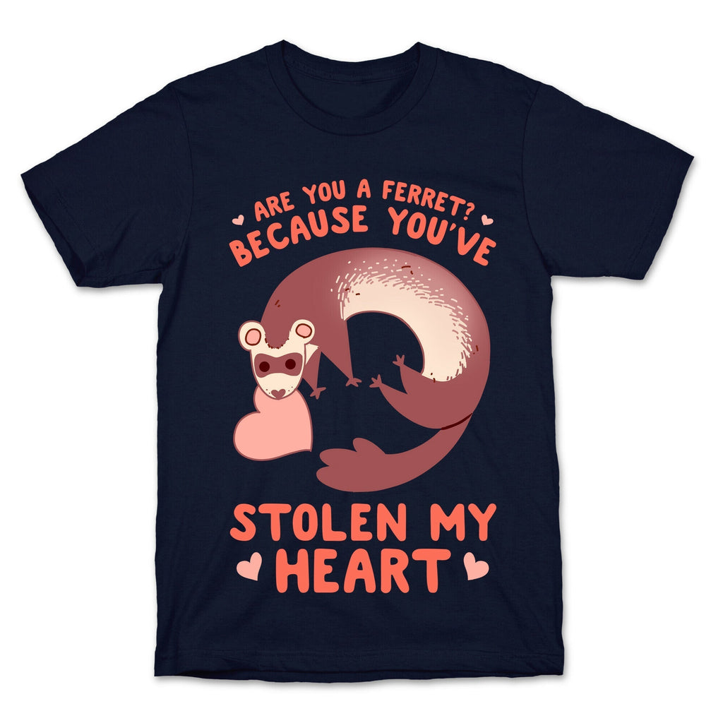 Are You A Ferret? Because You've Stolen My Heart T-Shirt Style001 Hoodie, Sweatshirt | CoreVibeTees.com (Image 4)