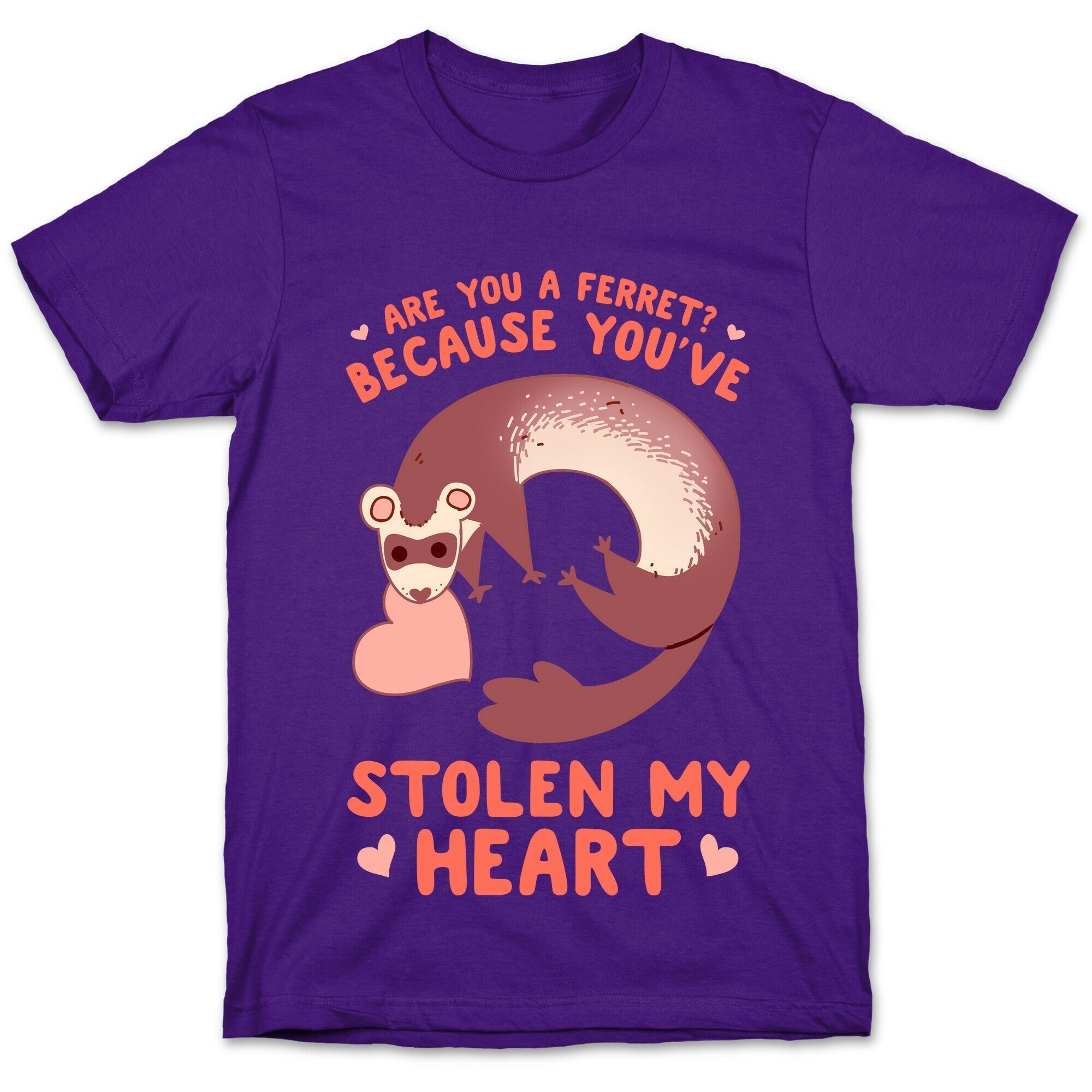 Are You A Ferret? Because You've Stolen My Heart T-Shirt Style001 Hoodie, Sweatshirt | CoreVibeTees.com (Image 5)