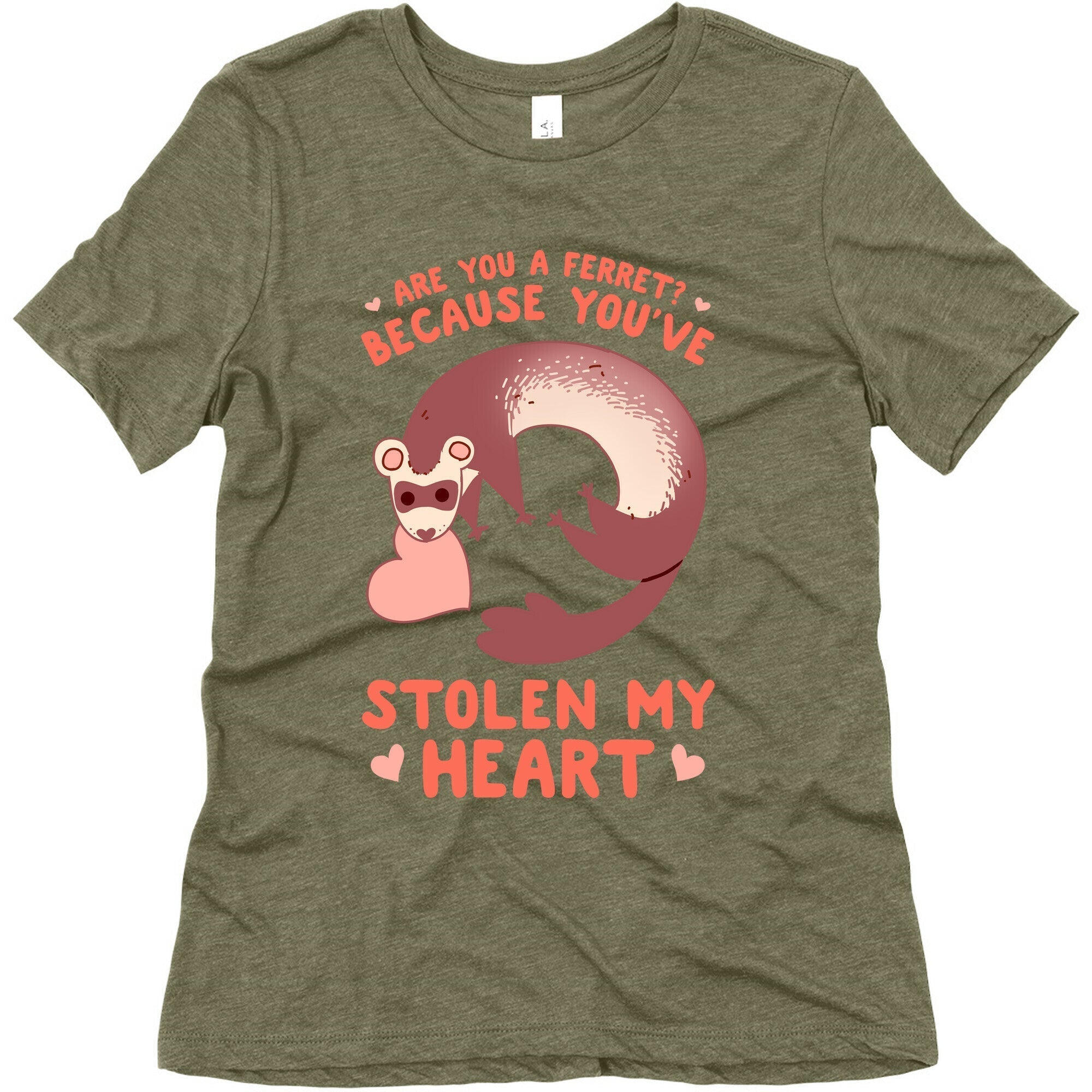 Are You A Ferret? Because You've Stolen My Heart Women's Triblend Tee Hoodie, Sweatshirt | CoreVibeTees.com (Image 5)