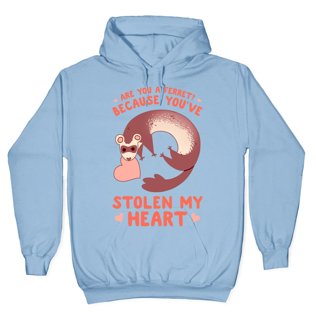 Are You A Ferret? Because You've Stolen My Heart Hoodie T-Shirts, Sweatshirt | CoreVibeTees.com (Image 4)