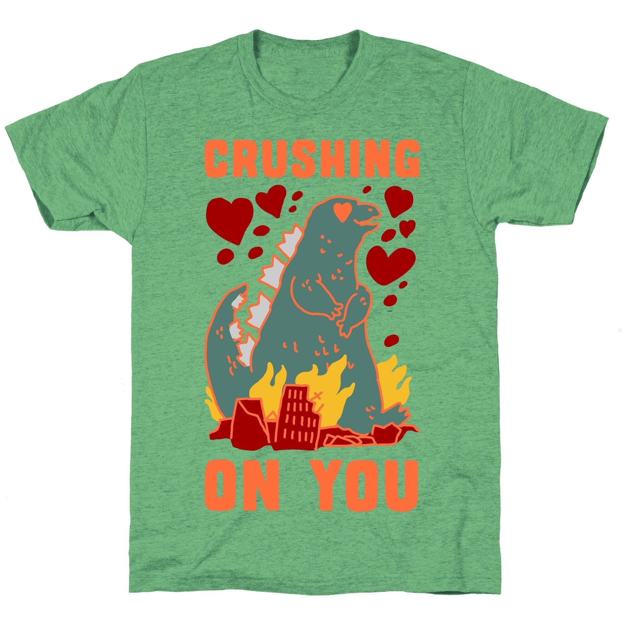 Crushing On You Unisex Triblend Tee Hoodie, Sweatshirt | CoreVibeTees.com (Image 2)