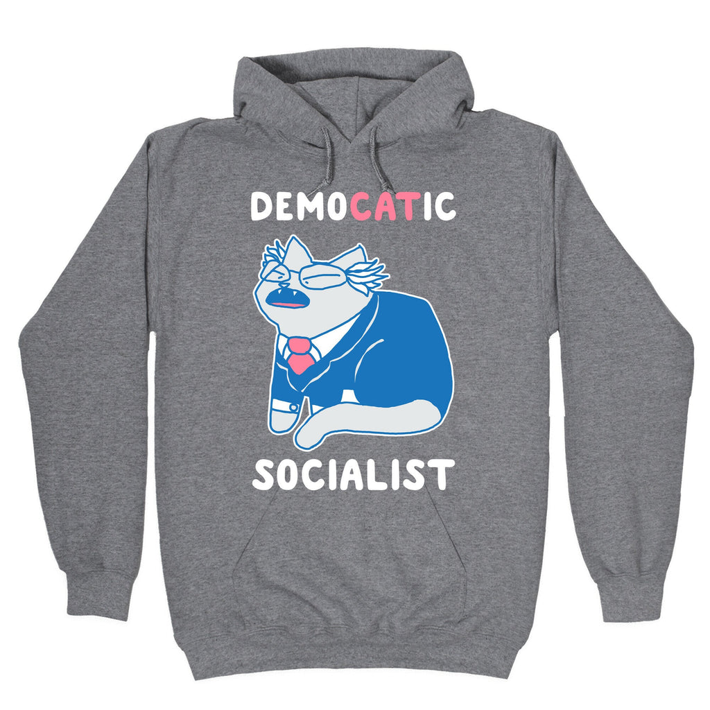 DemoCATic Socialist Hoodie T-Shirts, Sweatshirt | CoreVibeTees.com (Image 1)