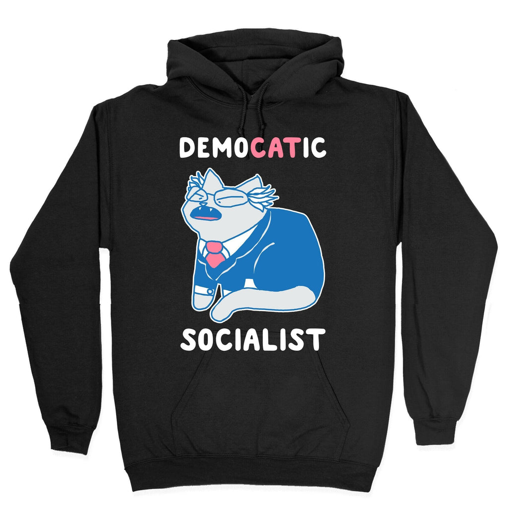 DemoCATic Socialist Hoodie T-Shirts, Sweatshirt | CoreVibeTees.com (Image 2)