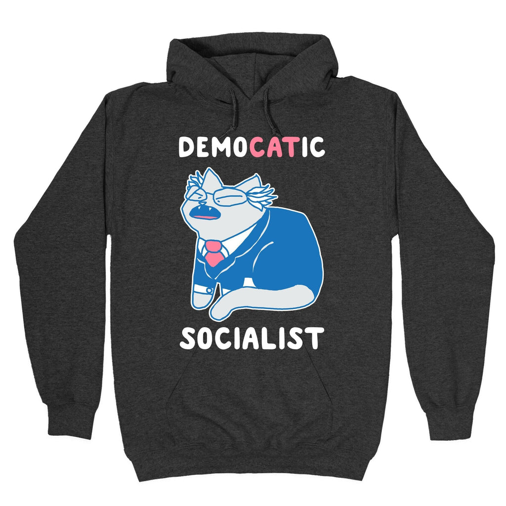 DemoCATic Socialist Hoodie T-Shirts, Sweatshirt | CoreVibeTees.com (Image 3)