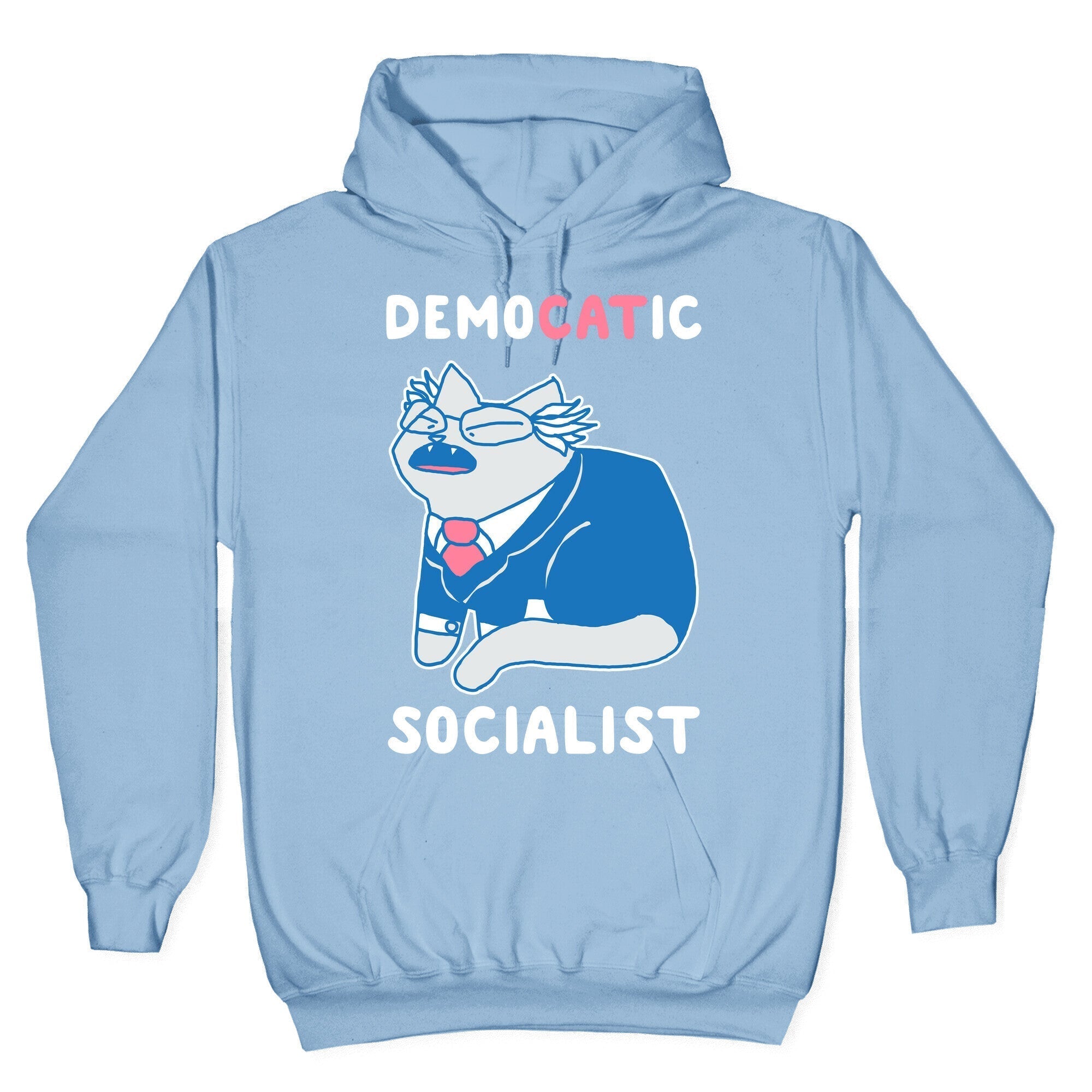 DemoCATic Socialist Hoodie T-Shirts, Sweatshirt | CoreVibeTees.com (Image 4)