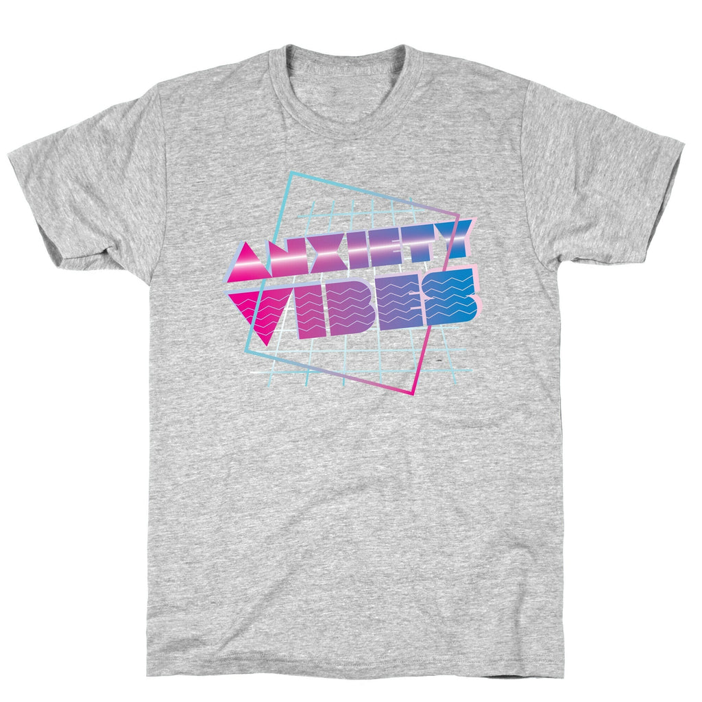 Anxiety Vibes Vaporwave T-Shirt Hoodie, Sweatshirt | CoreVibeTees.com (Image 2)