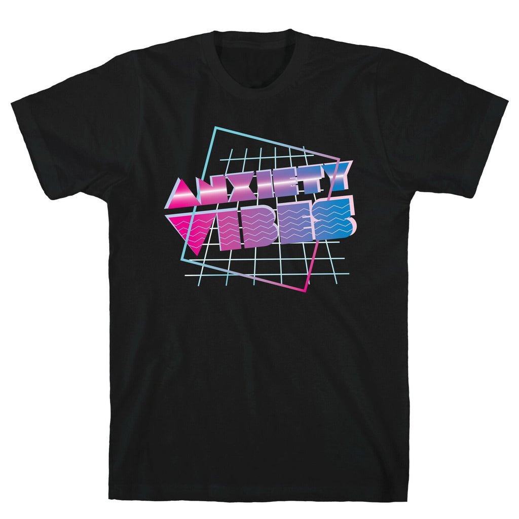 Anxiety Vibes Vaporwave T-Shirt Hoodie, Sweatshirt | CoreVibeTees.com (Image 1)