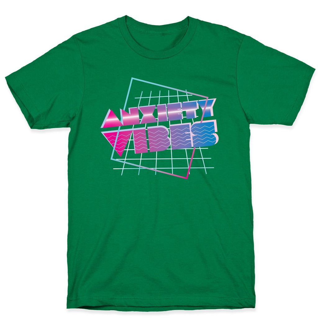 Anxiety Vibes Vaporwave T-Shirt Hoodie, Sweatshirt | CoreVibeTees.com (Image 3)