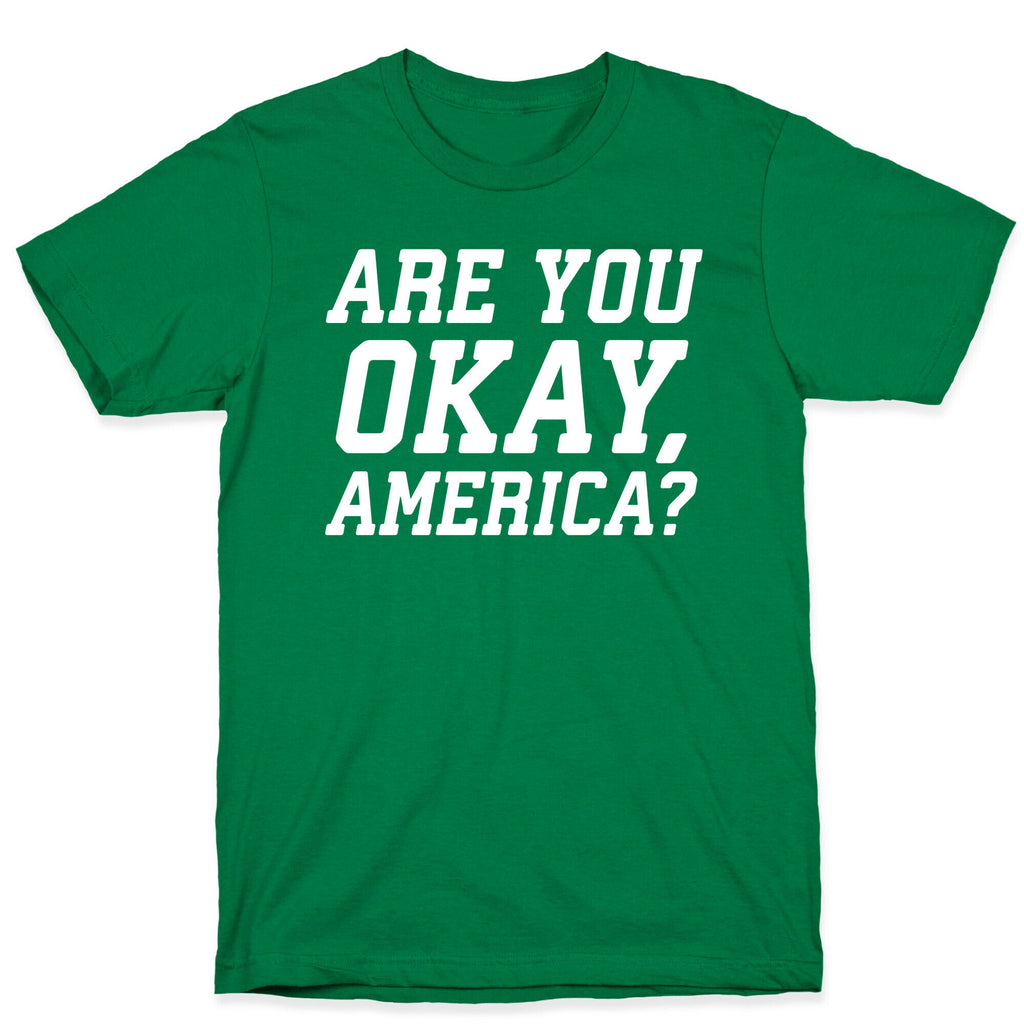 Are You Okay, America? T-Shirt Hoodie, Sweatshirt | CoreVibeTees.com (Image 3)
