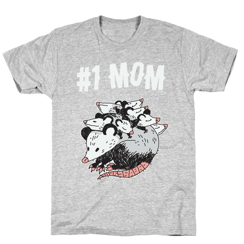 #1 Mom Opossum  T-Shirt Hoodie, Sweatshirt | CoreVibeTees.com (Image 2)