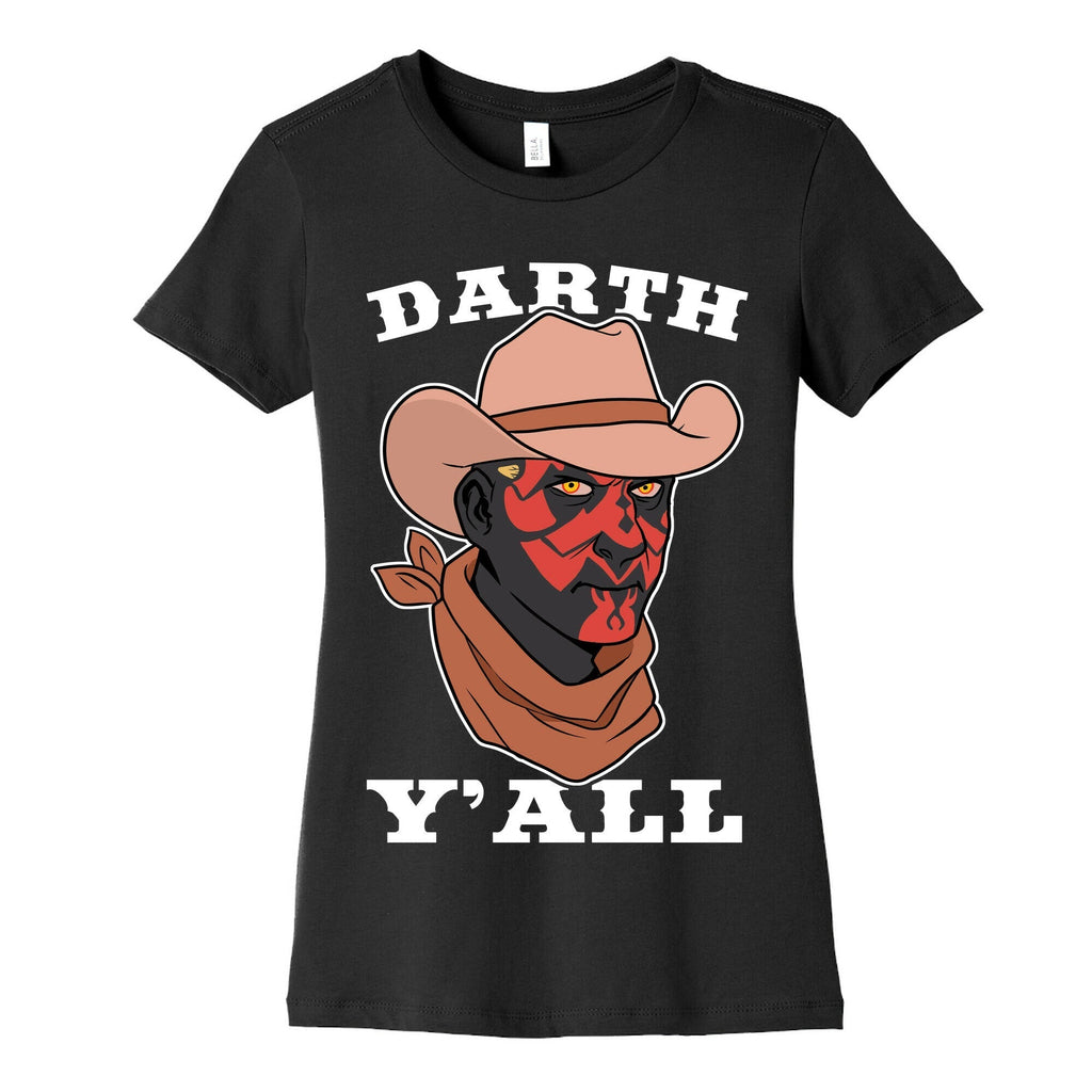 Darth Y'all Women's Cotton Tee Hoodie, Sweatshirt | CoreVibeTees.com (Image 5)