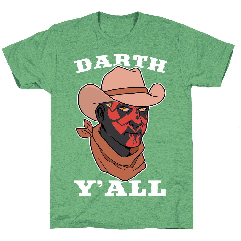 Darth Y'all Unisex Triblend Tee Hoodie, Sweatshirt | CoreVibeTees.com (Image 2)