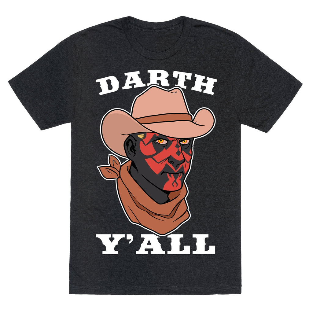Darth Y'all Unisex Triblend Tee Hoodie, Sweatshirt | CoreVibeTees.com (Image 1)