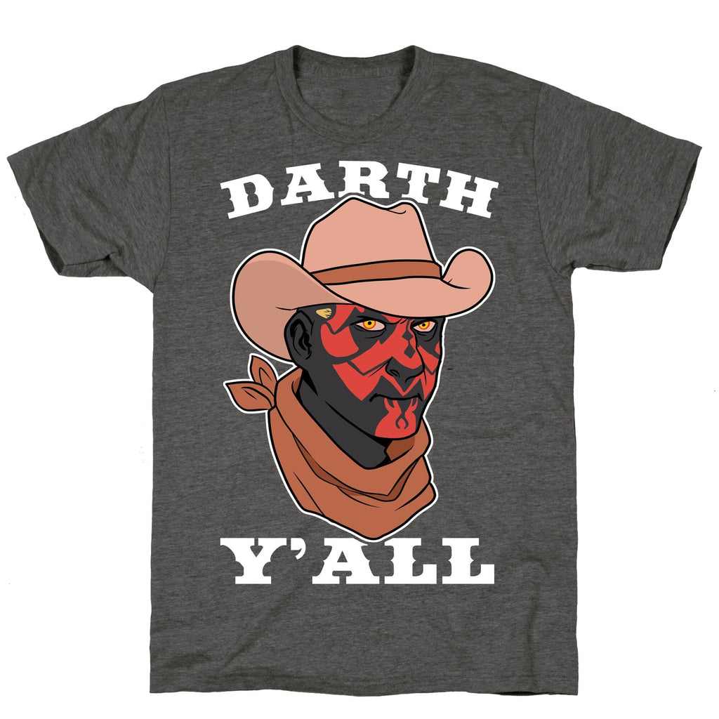 Darth Y'all Unisex Triblend Tee Hoodie, Sweatshirt | CoreVibeTees.com (Image 3)