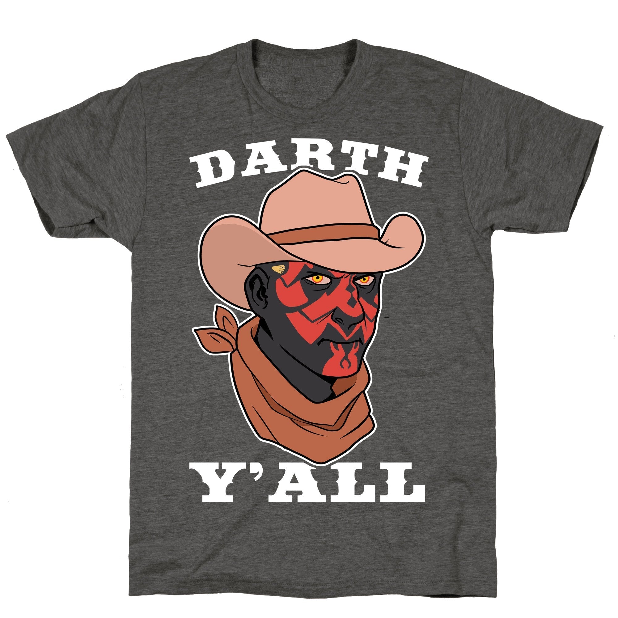 Darth Y'all Unisex Triblend Tee Hoodie, Sweatshirt | CoreVibeTees.com (Image 3)