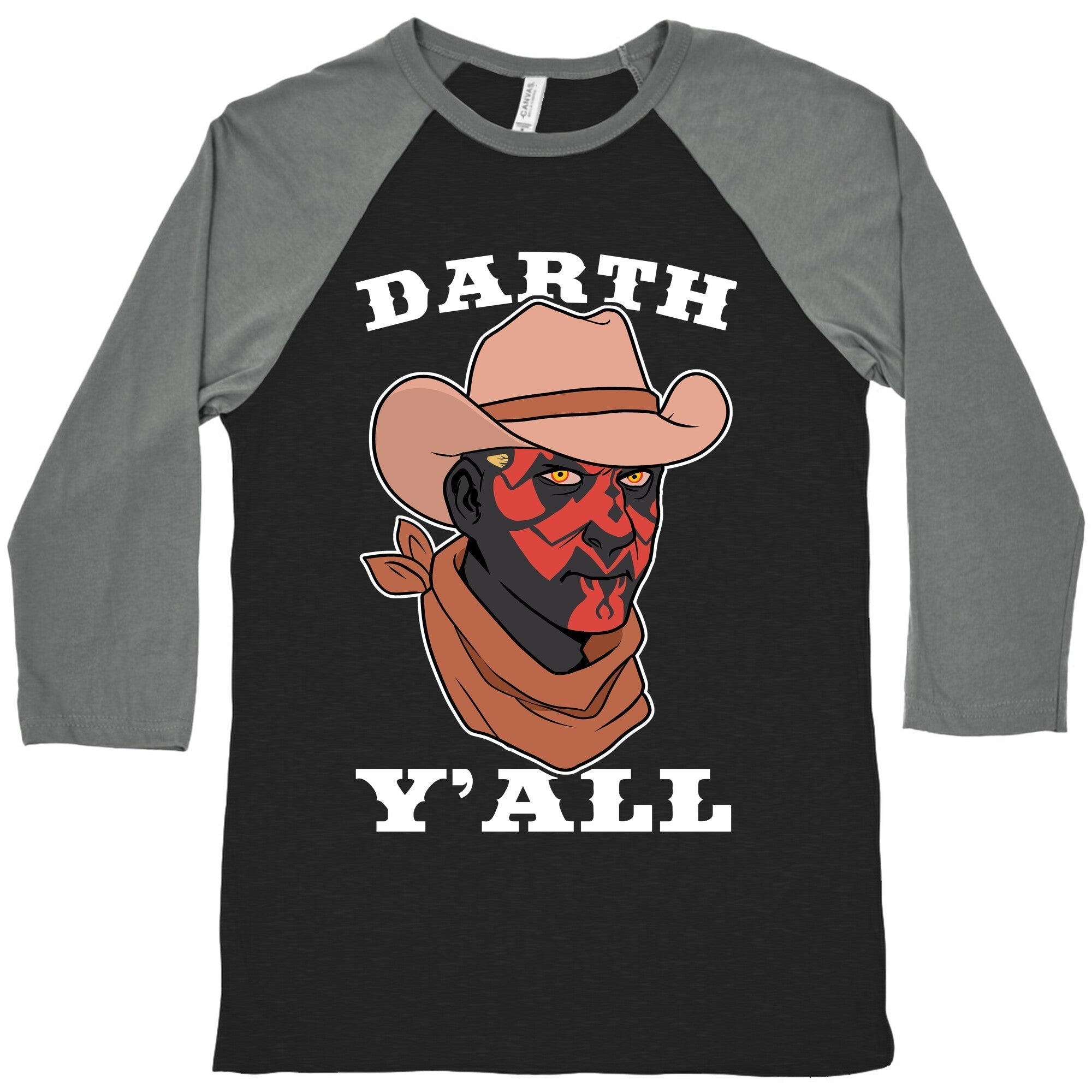 Darth Y'all Baseball Tee Hoodie, Sweatshirt | CoreVibeTees.com (Image 1)