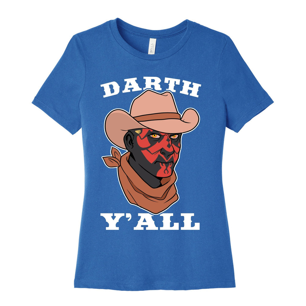 Darth Y'all Women's Cotton Tee Hoodie, Sweatshirt | CoreVibeTees.com (Image 3)