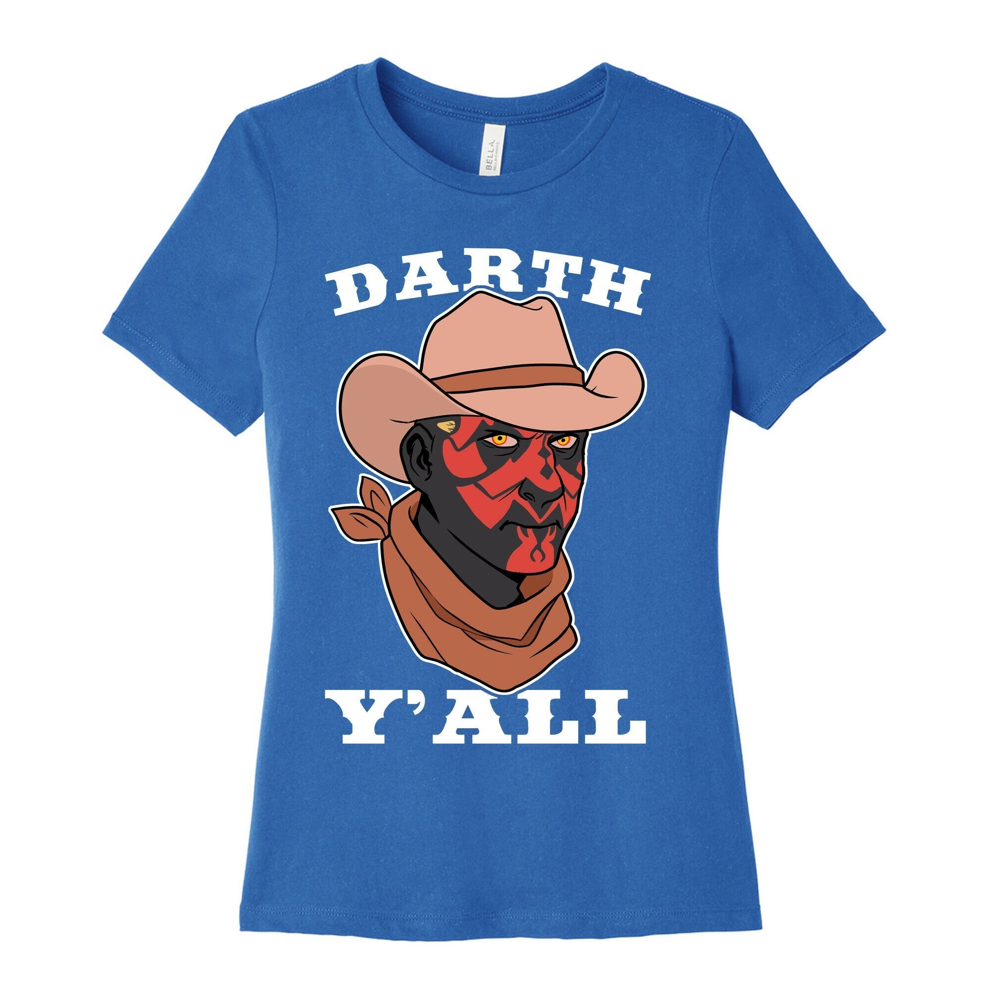 Darth Y'all Women's Cotton Tee Hoodie, Sweatshirt | CoreVibeTees.com (Image 3)