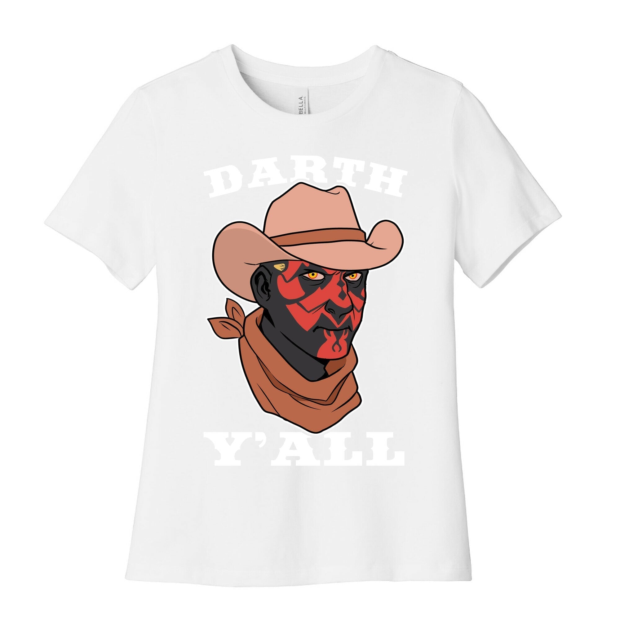 Darth Y'all Women's Cotton Tee Hoodie, Sweatshirt | CoreVibeTees.com (Image 4)