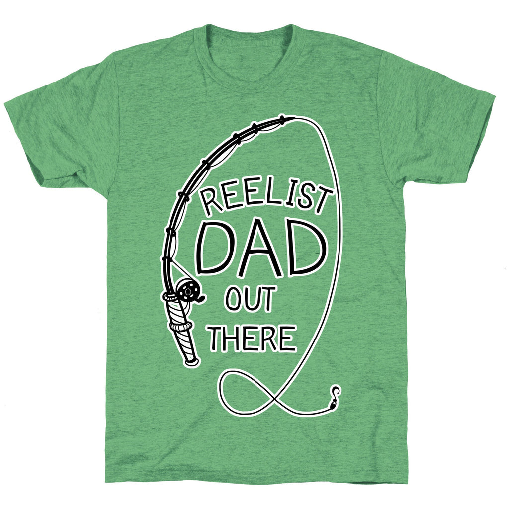 Reelist Dad Out There Fishing Unisex Triblend Tee Hoodie, Sweatshirt | CoreVibeTees.com (Image 2)