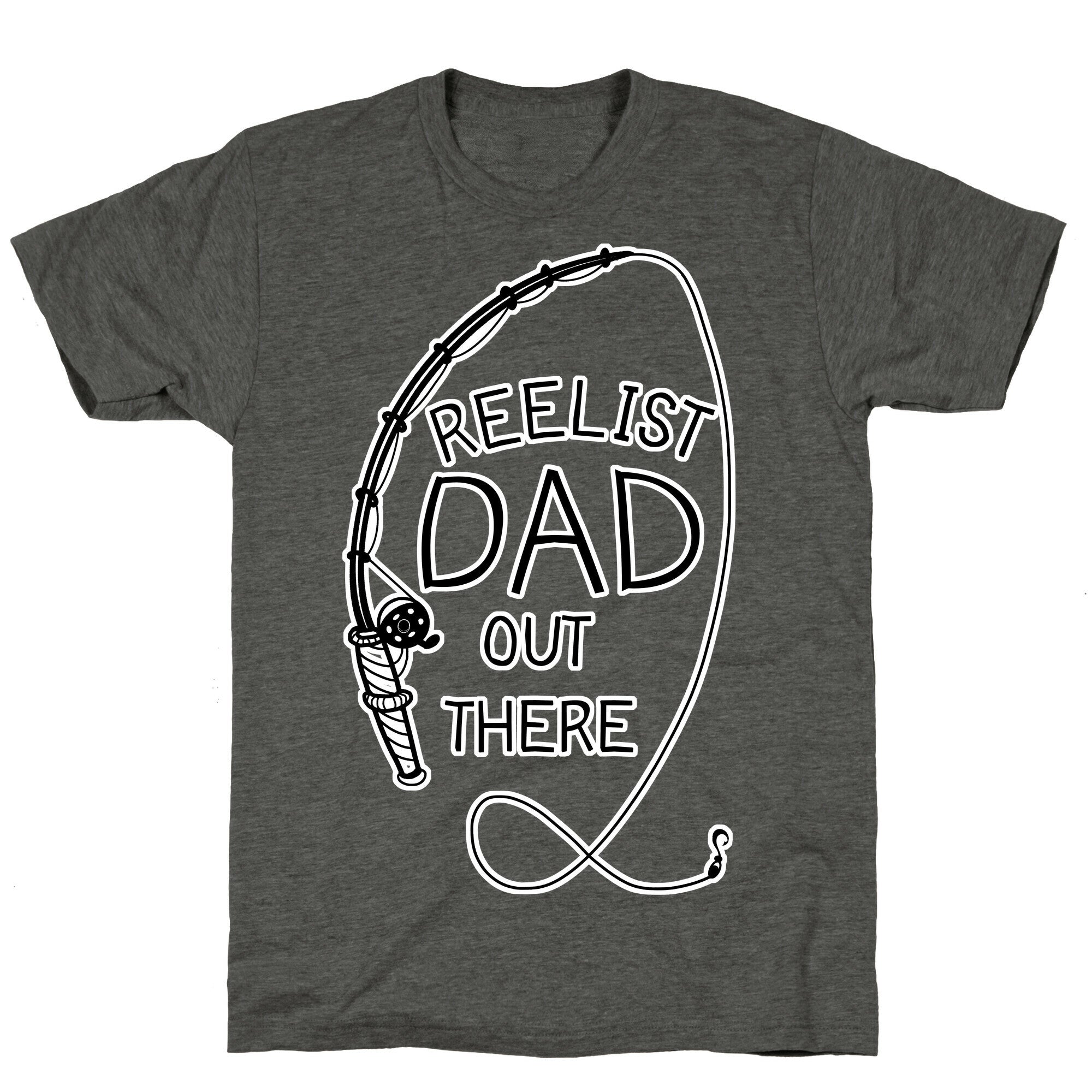 Reelist Dad Out There Fishing Unisex Triblend Tee Hoodie, Sweatshirt | CoreVibeTees.com (Image 3)