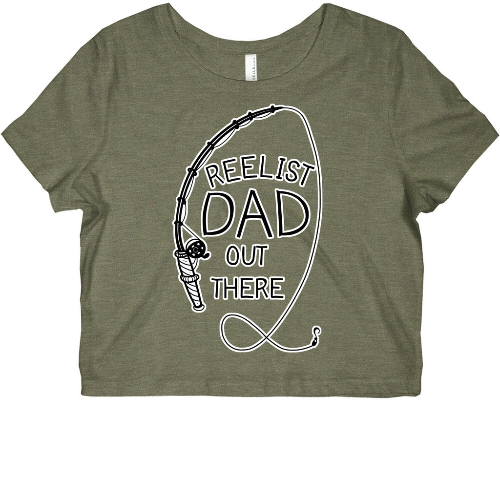 Reelist Dad Out There Fishing Graphic Baby Tee Hoodie, Sweatshirt | CoreVibeTees.com (Image 2)