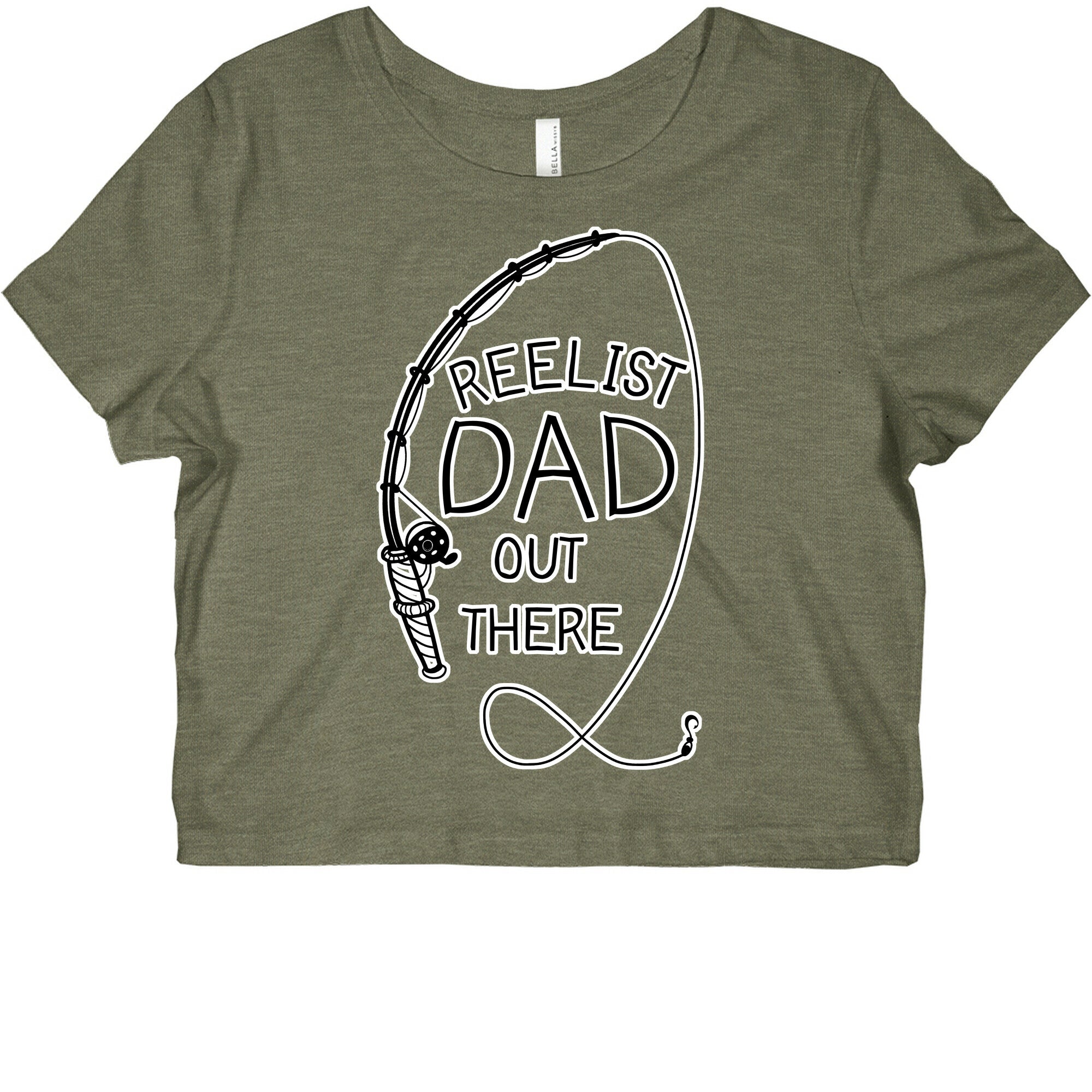 Reelist Dad Out There Fishing Graphic Baby Tee Hoodie, Sweatshirt | CoreVibeTees.com (Image 2)