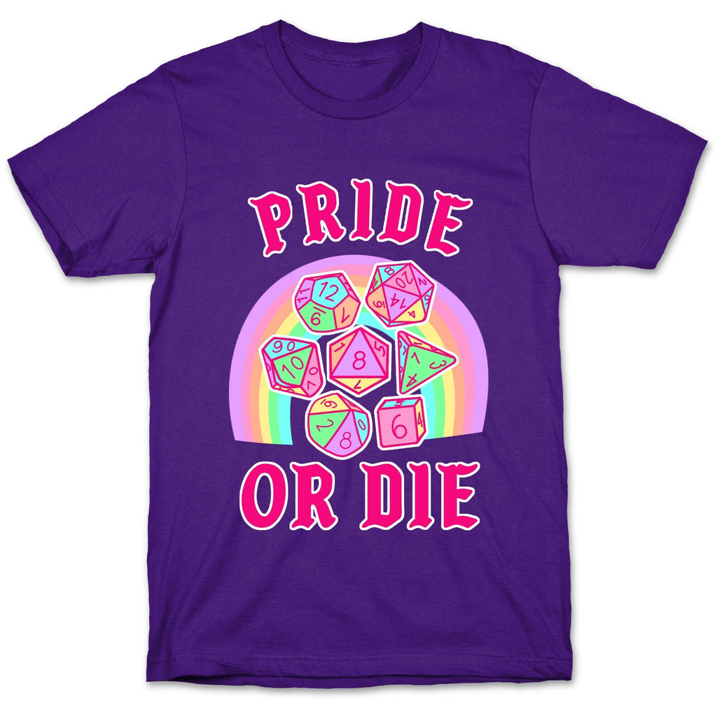 Pride or Die DnD Dice Pastel T-Shirt Hoodie, Sweatshirt | CoreVibeTees.com (Image 5)