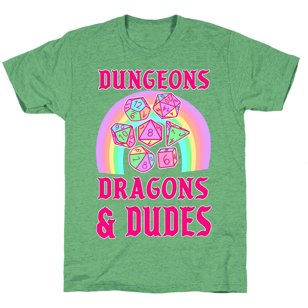 DnD & Dudes Dice Pastel Unisex Triblend Tee Hoodie, Sweatshirt | CoreVibeTees.com (Image 2)