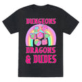 DnD & Dudes Dice Pastel Unisex Triblend Tee Hoodie, Sweatshirt | CoreVibeTees.com (Image 1)