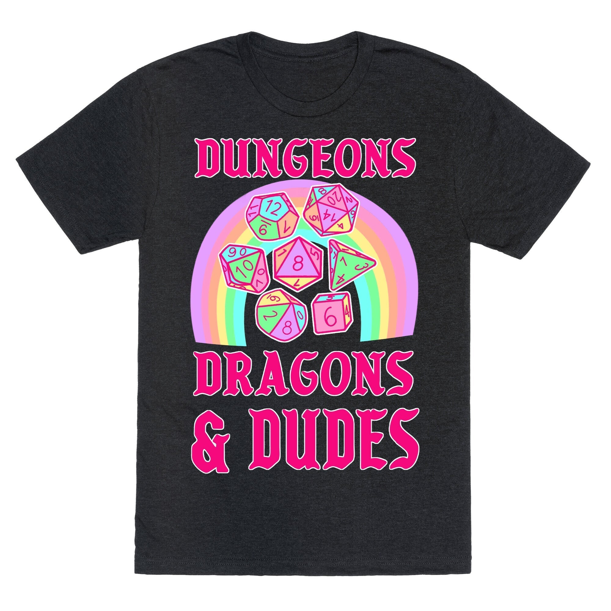DnD & Dudes Dice Pastel Unisex Triblend Tee Hoodie, Sweatshirt | CoreVibeTees.com (Image 1)